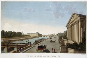 Vue de la Chambre des Députés - Paris par Courvoisier - Pierre (after) Courvoisier