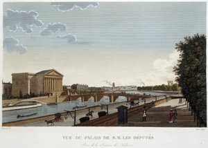 Vue du Palais des Députés - Pierre (after) Courvoisier