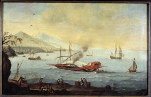 Une galère dans le port de Marseille - Pierre (school of) Puget