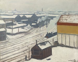 Gare Montparnasse sous la neige, 1913 - Albert Marquet