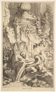 Naïades, Tritons et le Bain de Priap - Pierre Alexandre Aveline