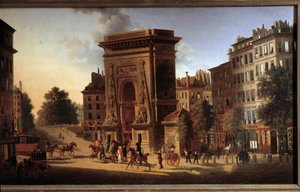 La porte Saint-Denis. Vue de Paris - Pierre Alexandre Pau de Saint Martin