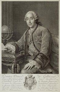 Portrait du prince Dmitriy Mikhailovich Golitsyn 1721-1793, 1762 - Pierre Alexandre Tardieu