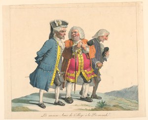 Amis de collège en promenade - Pierre Alexandre Wille