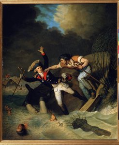 La mort du duc Léopold de Brunswick, pendant l