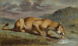 Lionne Blessée - Pierre Andrieu