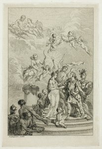Allégorie du mariage du Dauphin Louis avec l