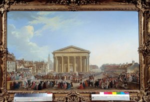 Cérémonie de la pose de la première pierre de la nouvelle église de Sainte-Geneviève - Pierre Antoine Demachy
