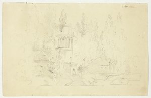 Vue du parc de Versailles : Petit Frianon
