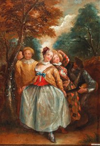 Scène de la Commedia dell