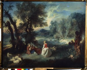 Scène pastorale - Pierre Antoine Quillard