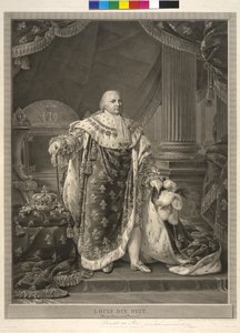 Roi de France Louis XVIII - Pierre Audouin
