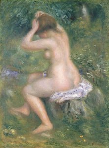 Un baigneur, c.1885-90 - Pierre Auguste Renoir