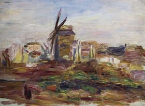 Un moulin à vent - Pierre Auguste Renoir