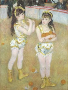 Acrobates au Cirque Fernando, Francisca et Angelina Wartenberg, 1879