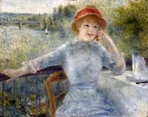 Alphonsine Fournaise, 1879 - Pierre Auguste Renoir