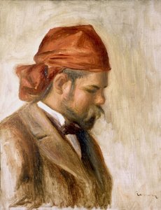 Ambroise Vollard avec un bandana rouge