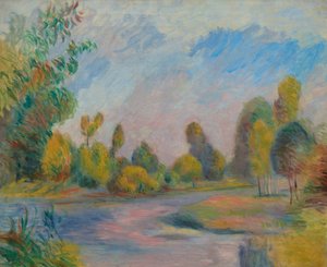 Au bord de la rivière - Pierre Auguste Renoir