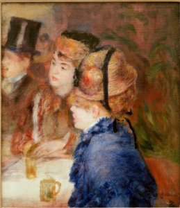 Au café. Les buveuses - Pierre Auguste Renoir
