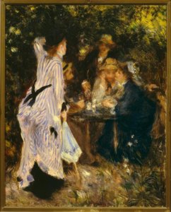 Au jardin (Sous la tonnelle, Moulin de la Galette) - Pierre Auguste Renoir