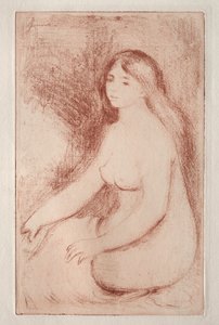 Baigneuse assise