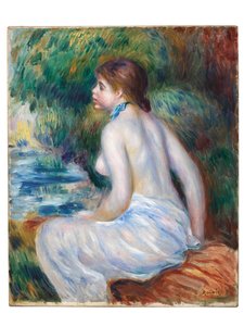Baigneur assis, 1890 - Pierre Auguste Renoir