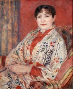 Portrait de Madame Leriaux - Pierre Auguste Renoir