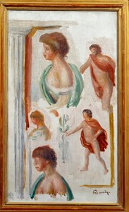 Personnages de la Tragédie Antique - Pierre Auguste Renoir