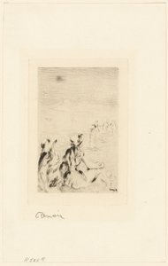 Enfants sur la Plage, Berneval - Pierre Auguste Renoir