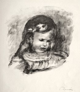 Claude Renoir, la tête baissée, 1904 - Pierre Auguste Renoir