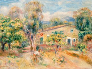 Ferme de Collettes, Cagnes, 1910 - Pierre Auguste Renoir