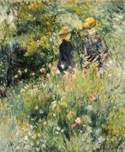 Conversation dans un jardin de roses, 1876