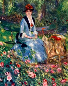 Dans les roses, 1882, 1929 - Pierre Auguste Renoir