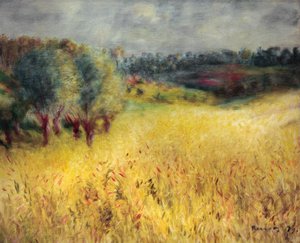 Le champ de blé - Pierre Auguste Renoir
