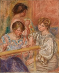 Les Brodeuses - Pierre Auguste Renoir