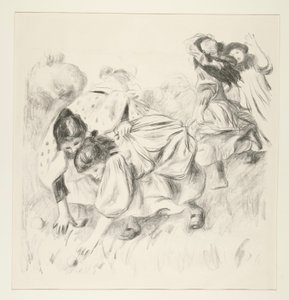 Enfants jouant à la balle - Pierre Auguste Renoir