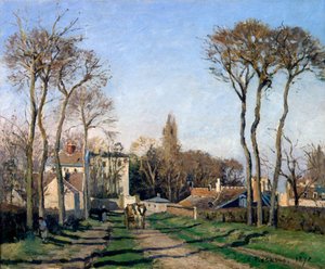 Entrée du village de Voisins, Yvelines - Pierre Auguste Renoir