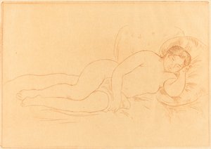 Femme nue couchée, 1906 - Pierre Auguste Renoir