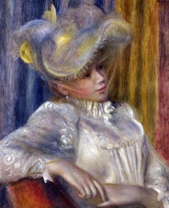 Femme au chapeau - Pierre Auguste Renoir