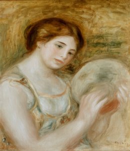 Femme au tambourin - Pierre Auguste Renoir