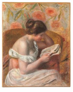 Femme lisant - Pierre Auguste Renoir
