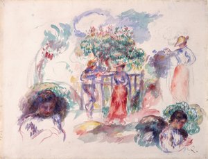 Figures sous un arbre
