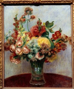 Fleurs dans un vase - Pierre Auguste Renoir