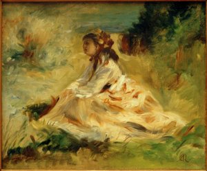 Femme dans un pré (Lise Tréhot)