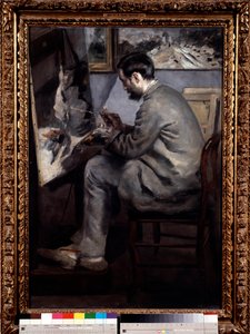 Frédéric Bazille (1841-1870) : portrait par Pierre Auguste Renoir (1841-1919) - Pierre Auguste Renoir