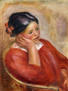 Gabrielle accoudée - Pierre Auguste Renoir