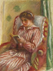 Gabrielle lisant, 1910