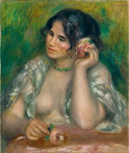 Gabrielle à la rose - Pierre Auguste Renoir