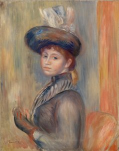 Fille en gris-bleu