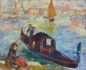 Gondole, Venise, 1881 - Pierre Auguste Renoir